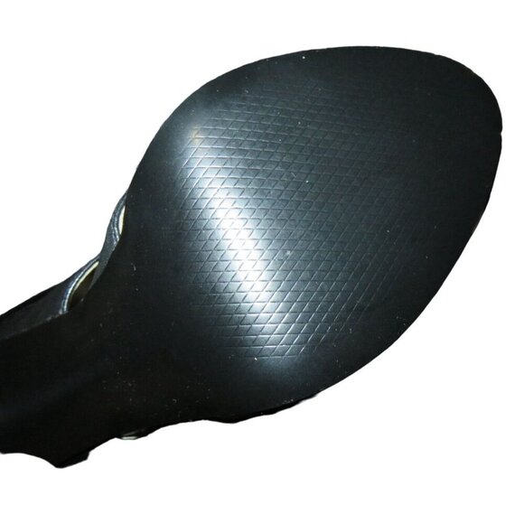 Calvin Klein Patrish Brand New!! Black Italian Leather Caged Heels Pumps sz 7.5 - Picture 8 of 13